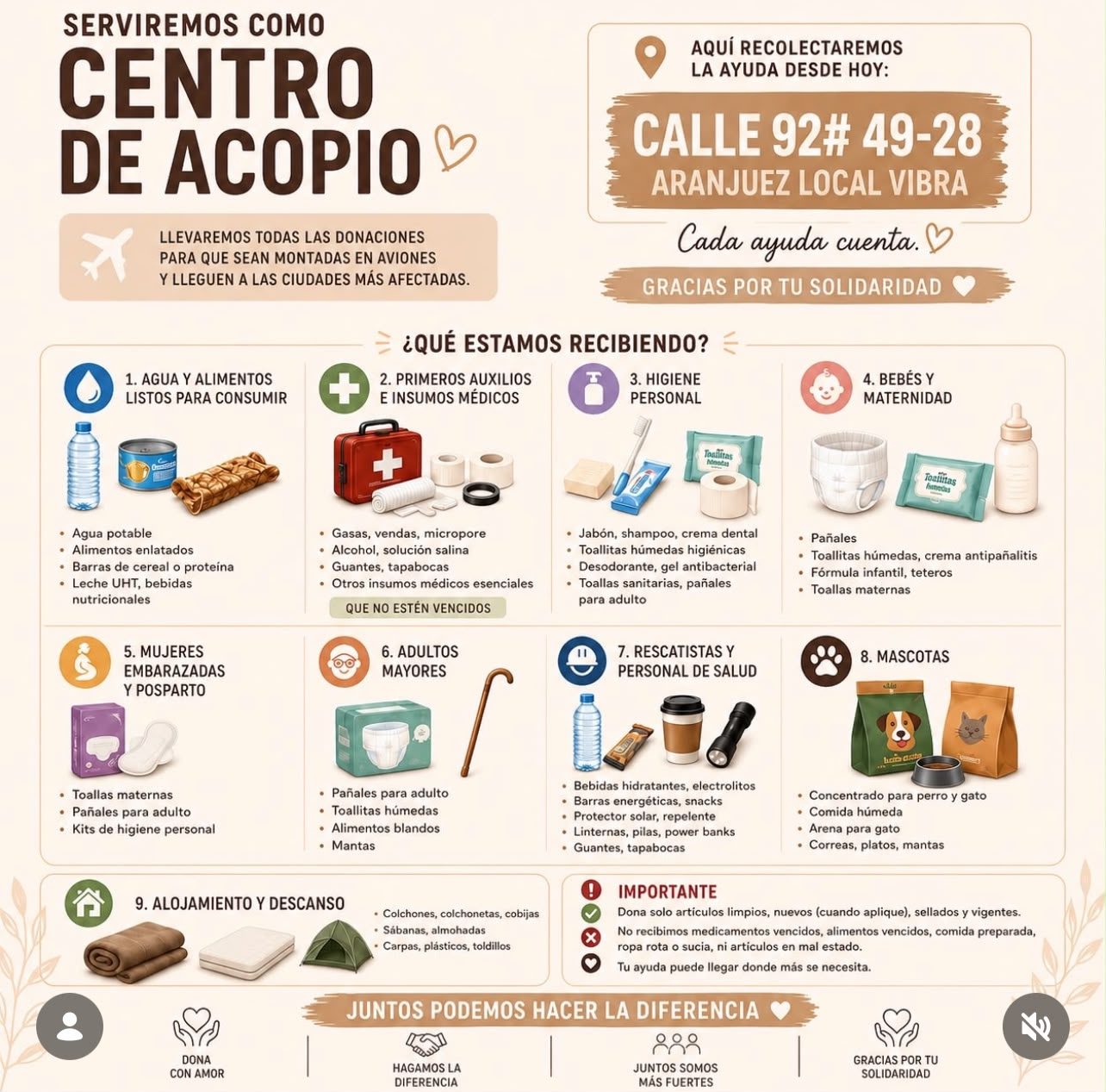 Punto Centro de acopio Aranjuez Local Vibra