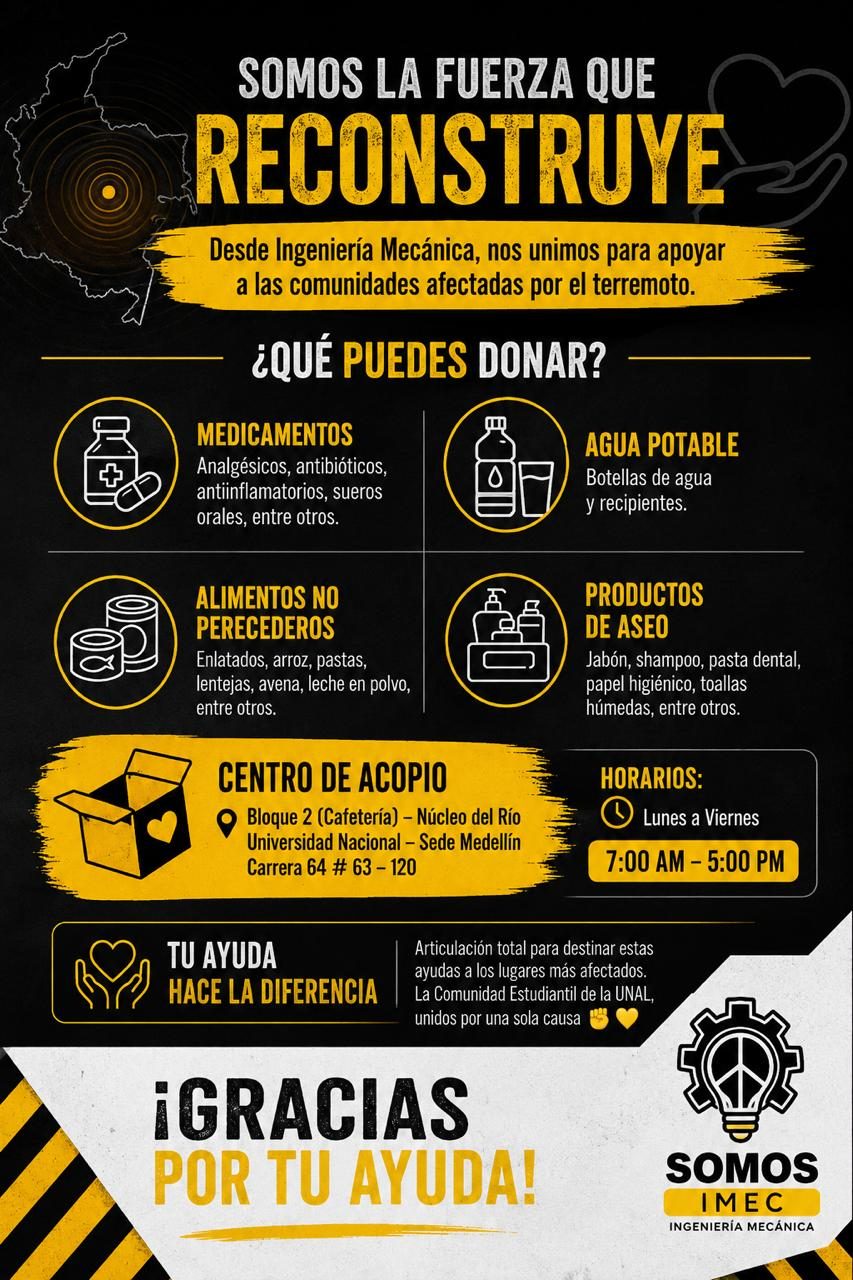 Punto Centro de acopio Bloque 2 (Cafetería) – Núcleo del Río, Universidad Nacional Sede Medellín