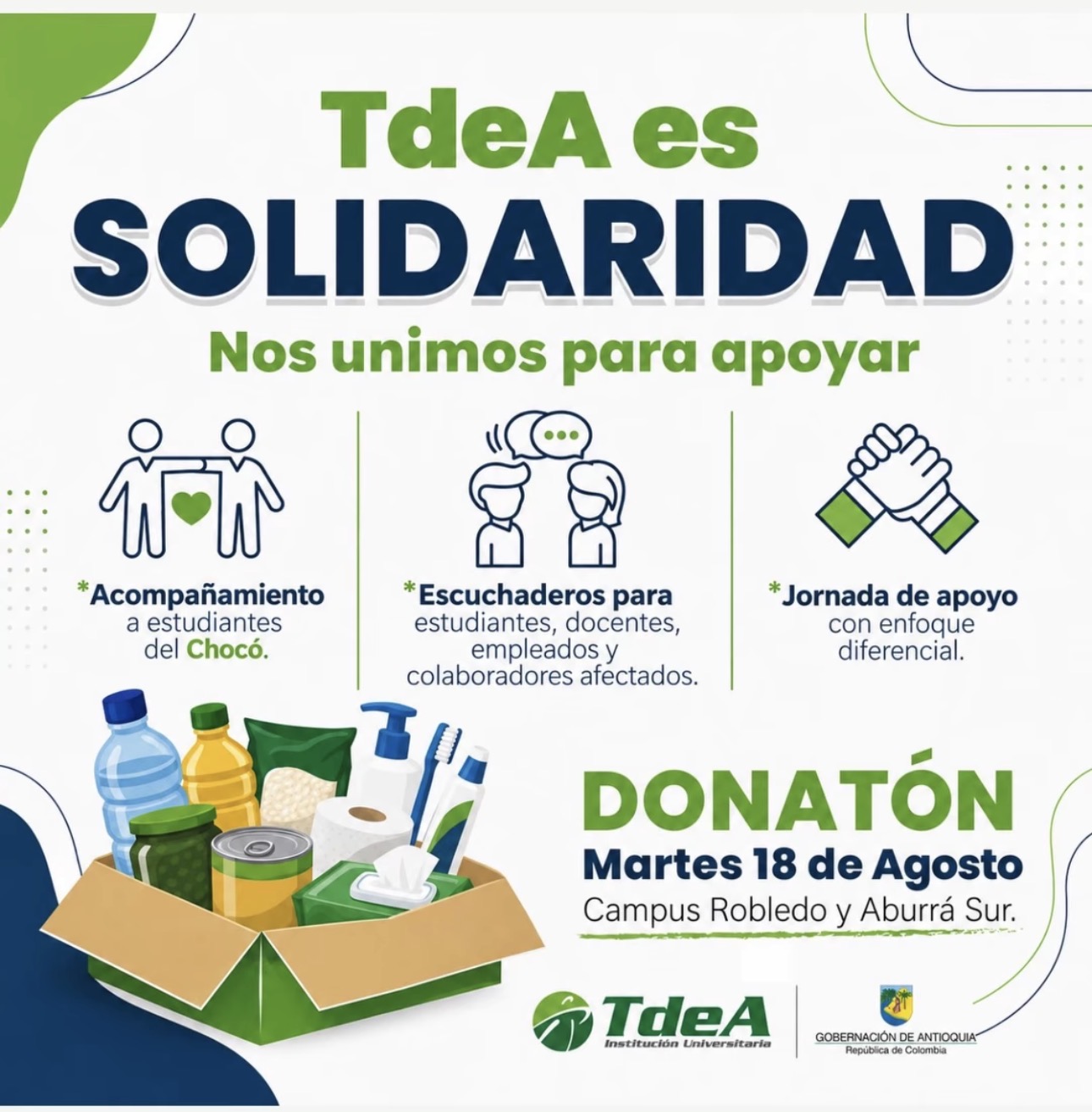 Punto Donatón TdeA es Solidaridad